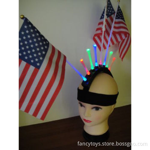USA Rainbow Flashing Mohawk